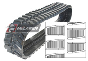 Radmeister Gummikette für Airman AX 58 MU (74 Link, 400 mm breit)